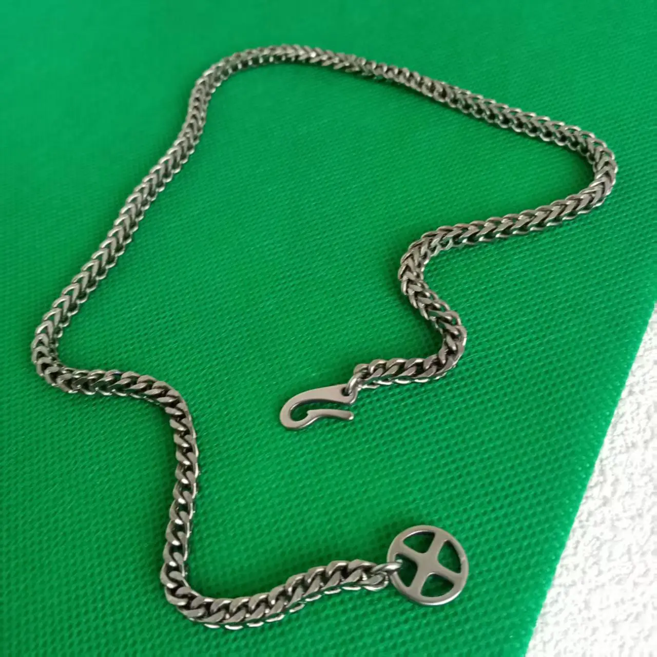 4.0mm Pure Titanium Reversible Chain Necklace - Hypoallergenic Titanium Jewelry for Women Men, Durable Anti-Tarnish Daily Wear