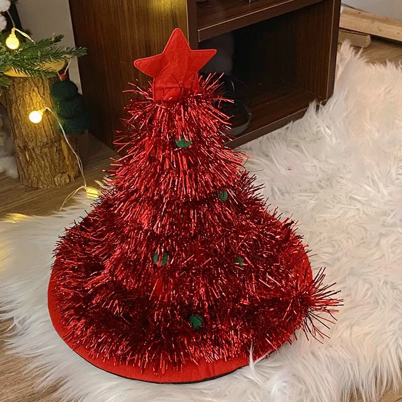 2026 Neujahr Party Atmosphäre Foto Requisiten Kinder Weihnachten Festival Kostüme Weihnachtsmütze Kopfbedeckung Weihnachtsbaum Hut