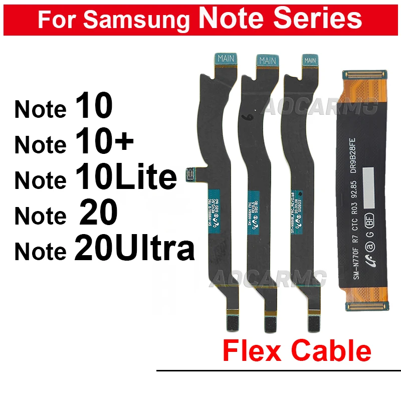 For Samsung Galaxy Note 10 Lite 20 Ultra Note10+ Plus Motherboard Wi-Fi Signal Antenna Connection LCD Flex Cable ReplacementPart