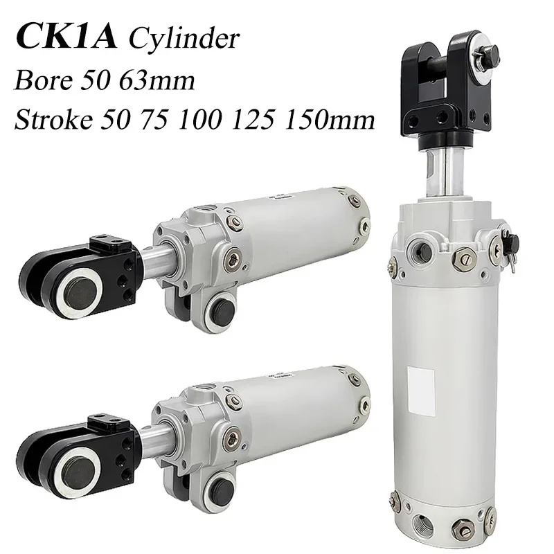 HLH CK1A Series Welding Clamping Cylinder Air Pneumatic Cylinder CK1A Bore 50 63 MCK Premium Durable Stroke 50Y 75Y 100Y 125Y 15