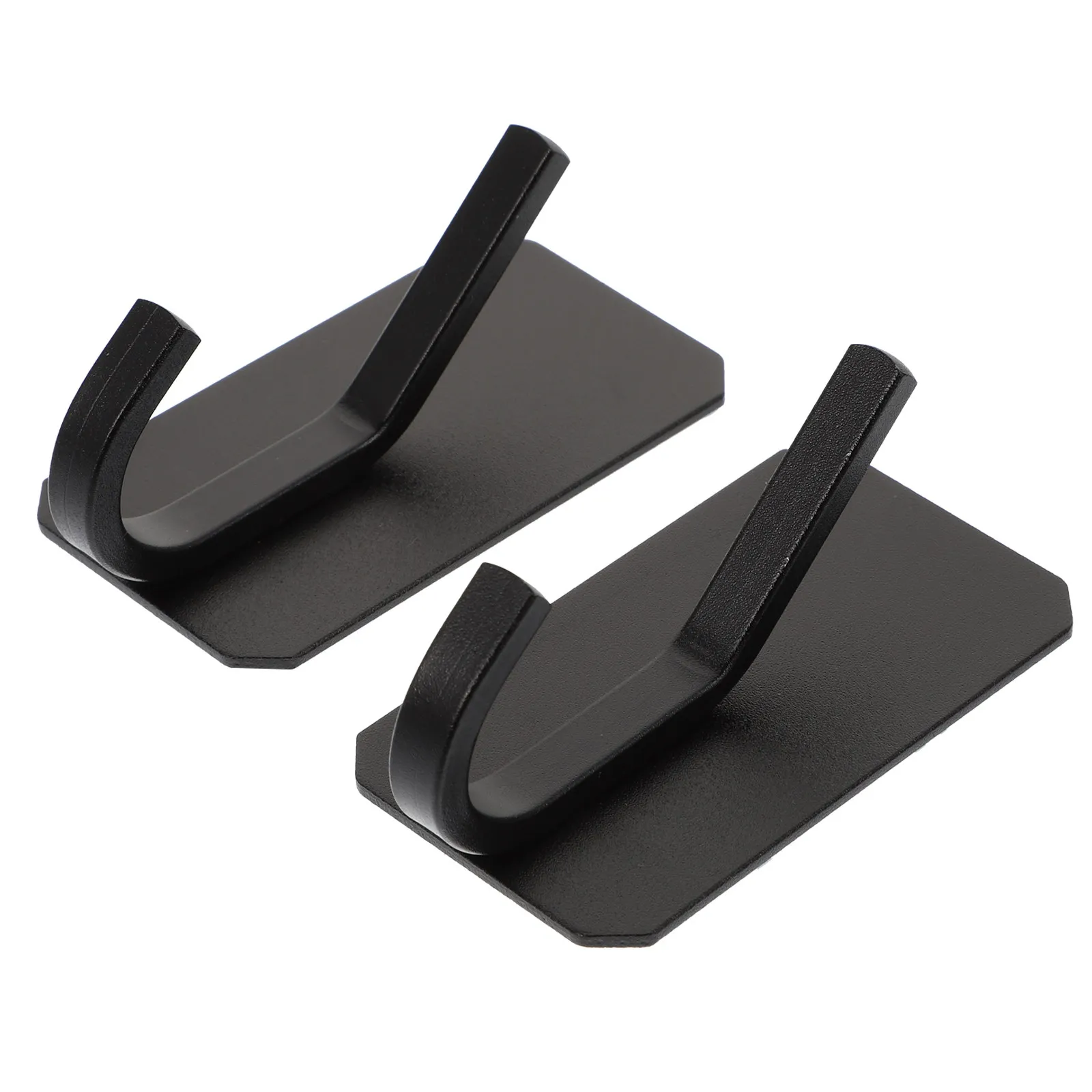 2 Pcs Wall Mounted Coat Rack Hanging Hooks Self Adhesive Bathroom Stick on for Suction Cup
