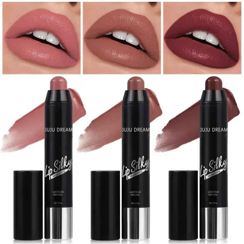 Matte Lipstick Pencil Waterproof Long Lasting Non-Stick Cup Lip Stain Tint Cosmetic Nude Lipstick Pen Makeup Maquillage image 6