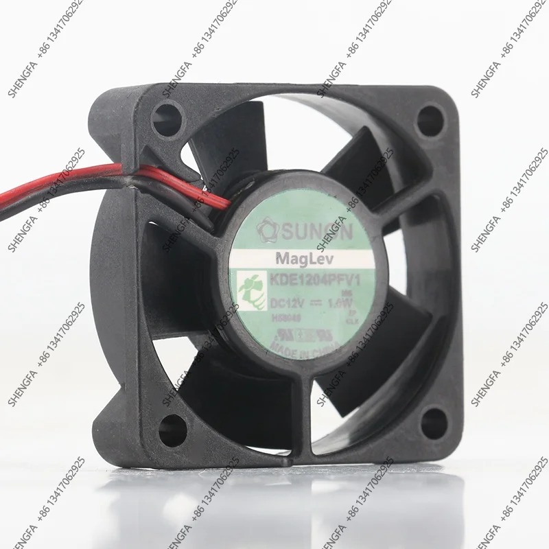 cooling fan Sunon AC EC 4010 40X40X10MM 4CM Two-wire magnetic suspension ultra-quiet inverter KDE1204PFV1 DC 12V 1.0W
