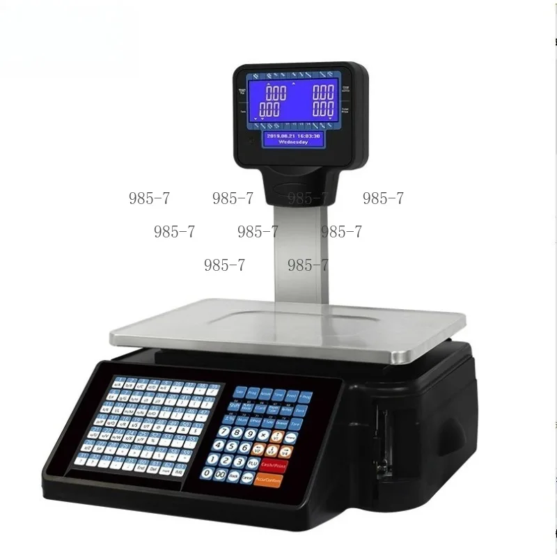 Ticket Printing Integrated Scale Cash Register for Fruit Store Cooked Food Shop