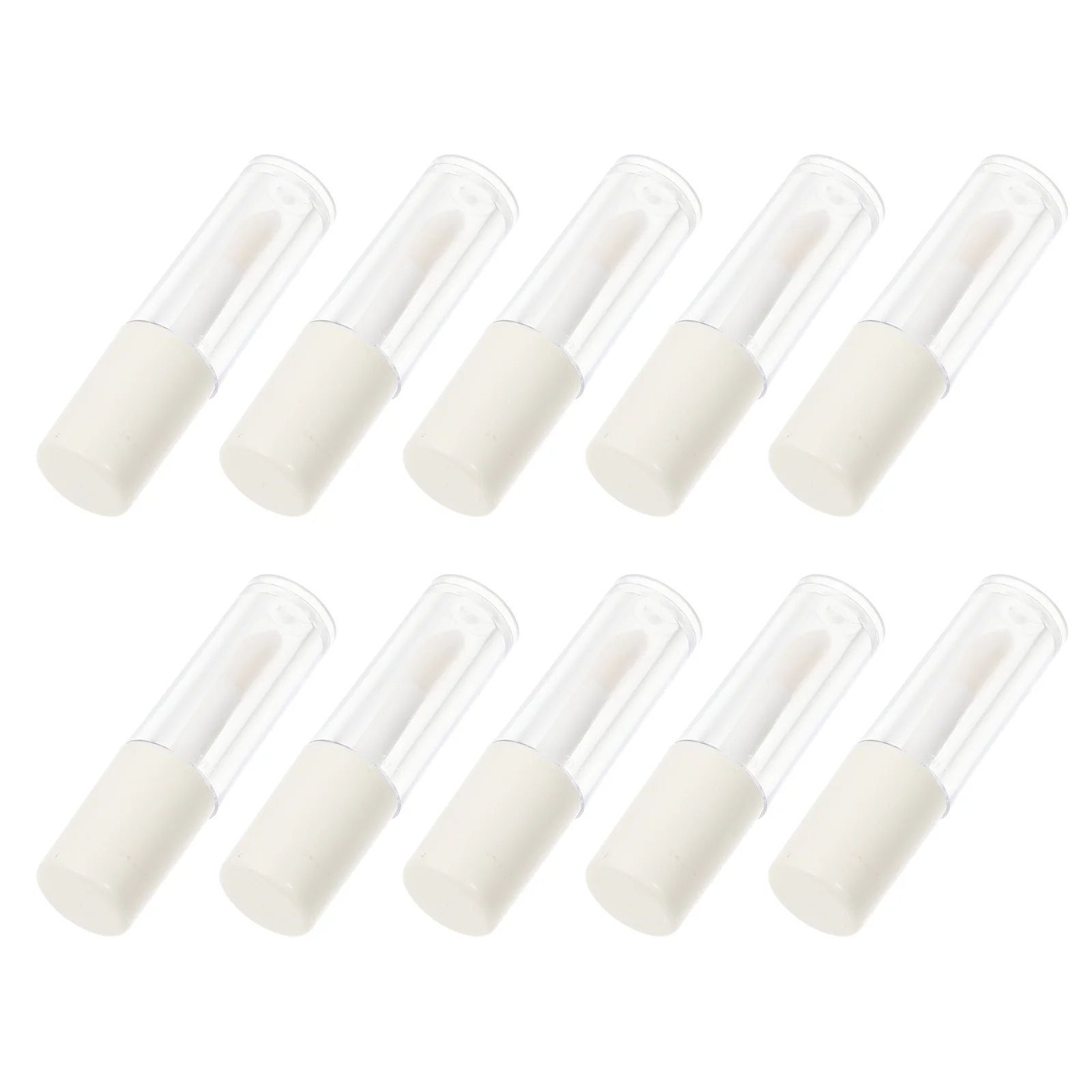 Empty Tube of Lip Gloss Refillable Lipstick Bottles Holders Glazes Small Balm Tubes DIY Black