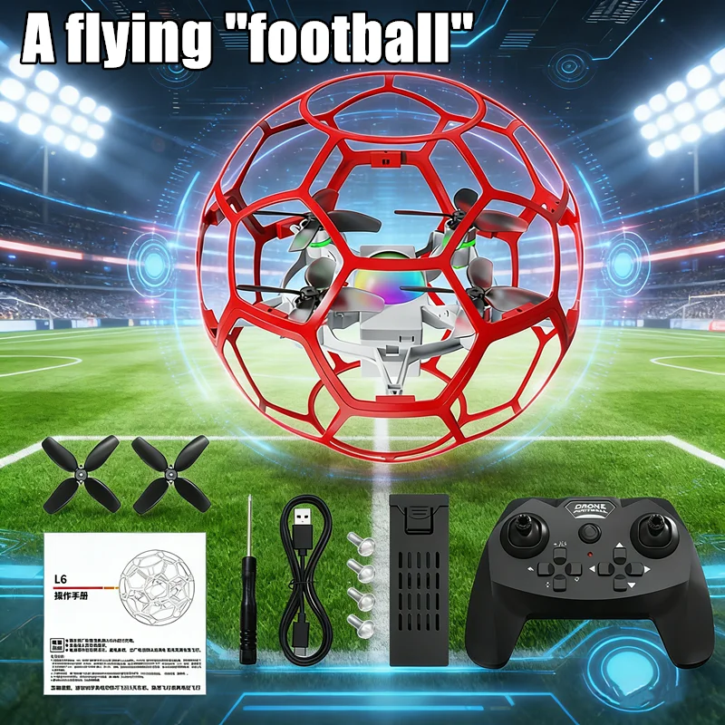 

Новый гоночный дрон LYZRC L6 2.4G RC с 3D-защитой, функцией зависания и полетом на 360 градусов ° Квадрокоптер с дистанционным управлением для детей и взрослых