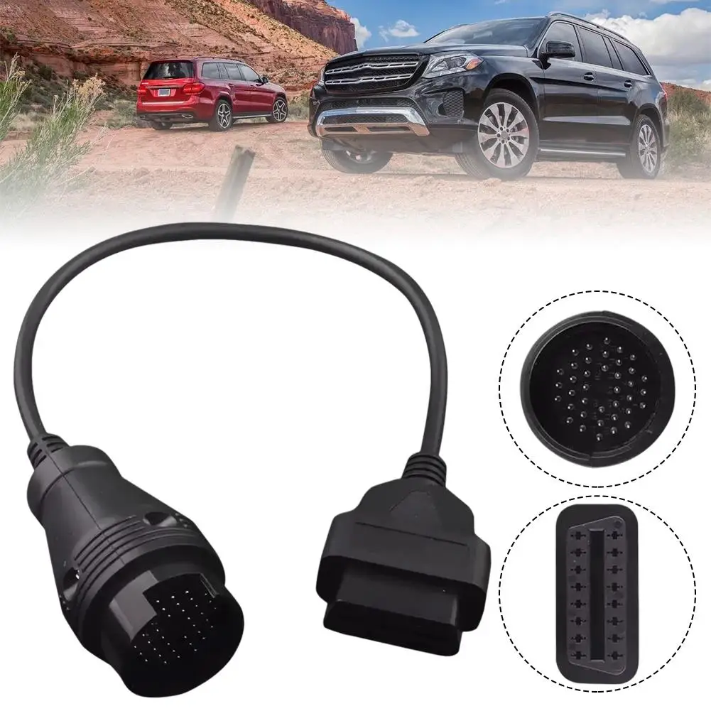For Mercedes 38Pin Full PIN To 16 Pin OBD2 Adapter Connector Cable Diagnostic Adapter Connectors Cable Diagnostic Tools