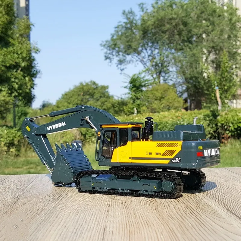 Collectible Alloy Toy Model 1:43 Scale HYUNDAI HX505L Hydraulic Excavator Engineering Machinery Diecast Model Toy Gift