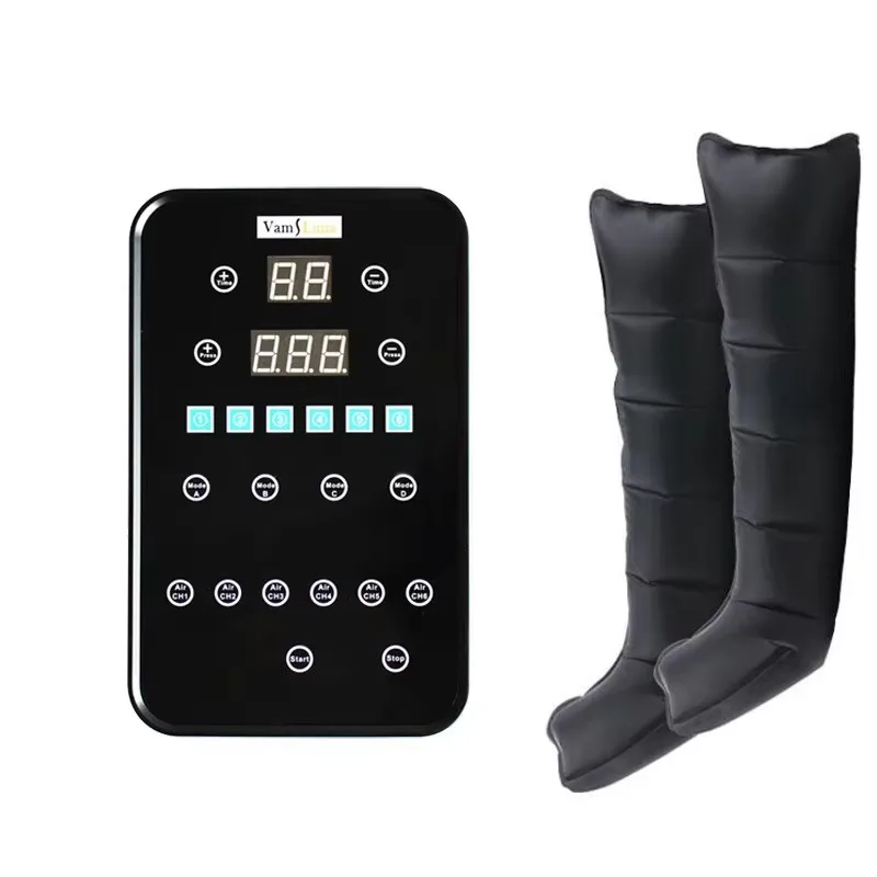 Portable Air Compression Leg Recovery Boots Air Leg Massager Sports Therapy Device for Athletes Muscle Relief