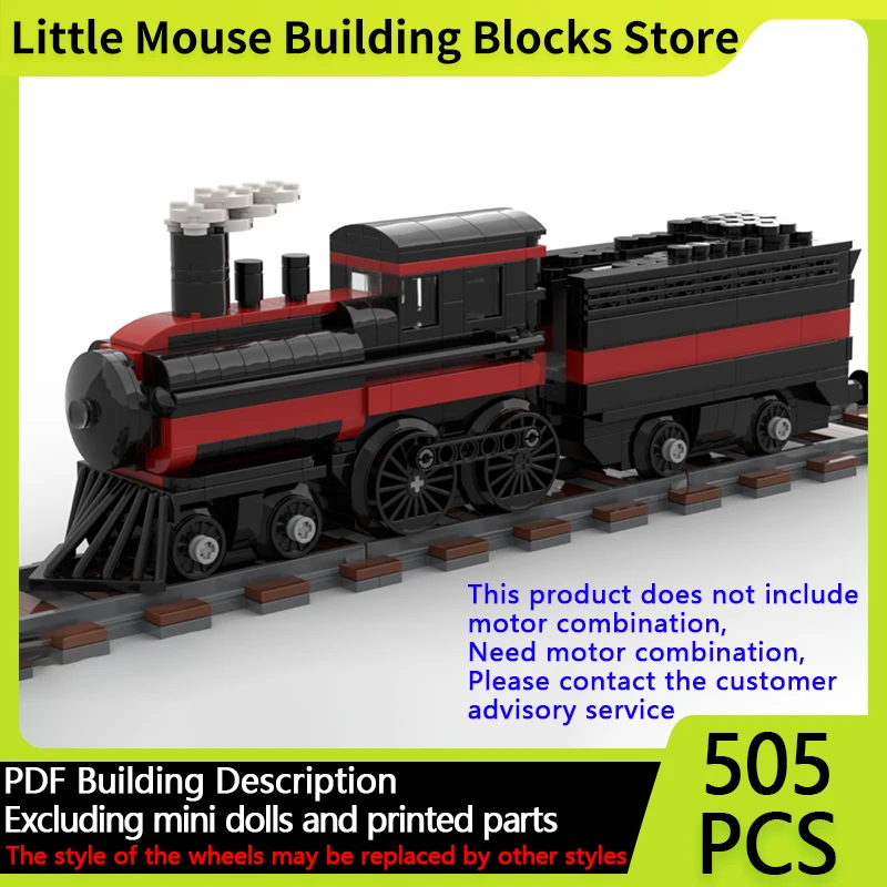 

Модель городской автомобиль MOC, строительные кирпичи, железная дорога, паровоз, радиоуправляемая модульная технология, детские праздничные подарки, сборные игрушки, костюм