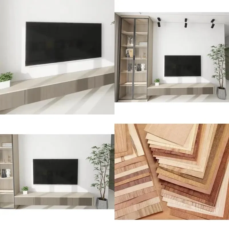 Luxury Design Wooden Smart TV Cabinet for Living Room Hall Furniture Storage Console