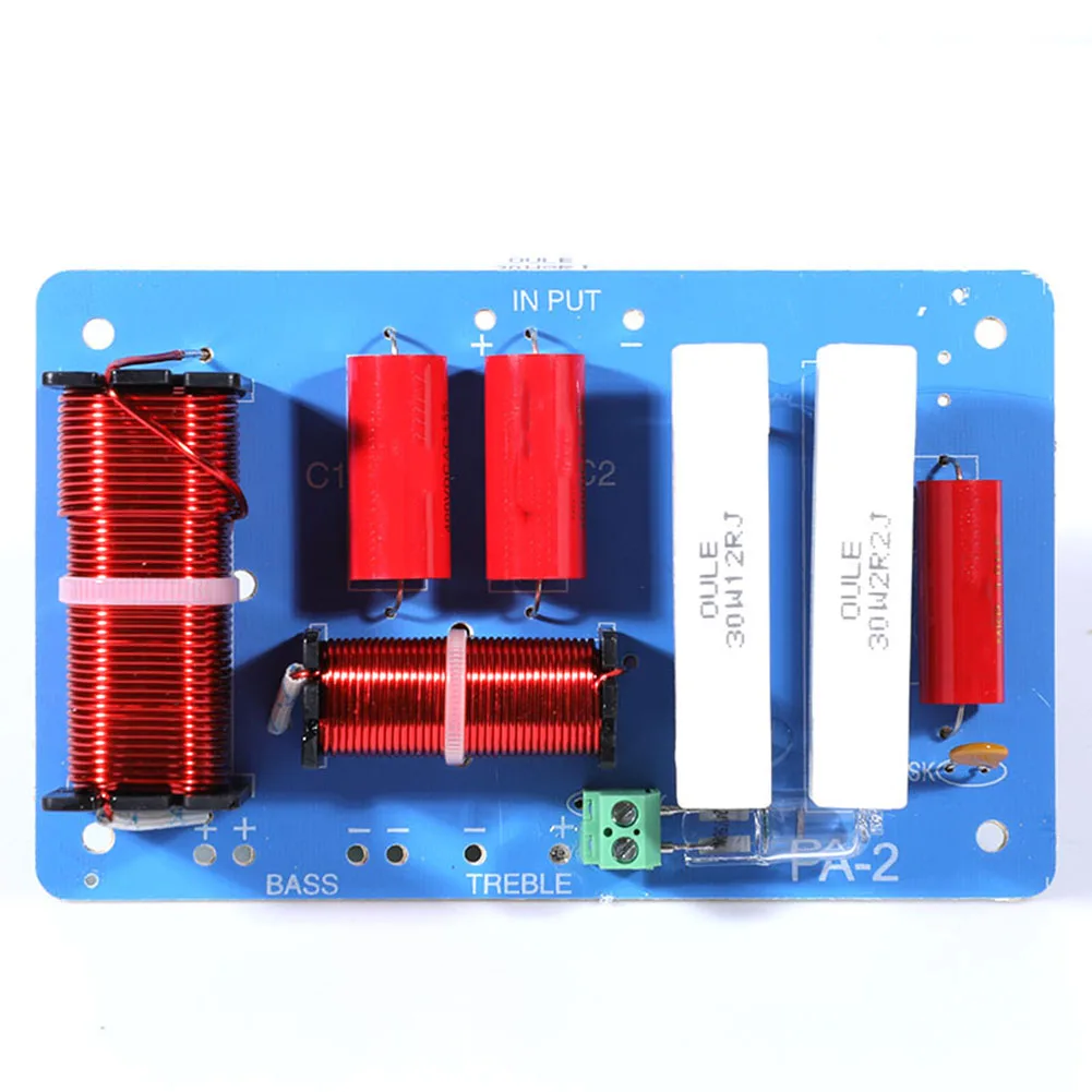 Audio Signal Separation 2Way Crossover Filter DIY Audio Projects Customization For Audio Setups Enhanced Treble Bass Audio
