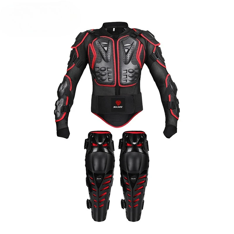 Motorcycle Rally Armor Suit with Knee Pads Off Road Protective Gear for Urban Riding Equipement Motocross Motocross Bekleidung
