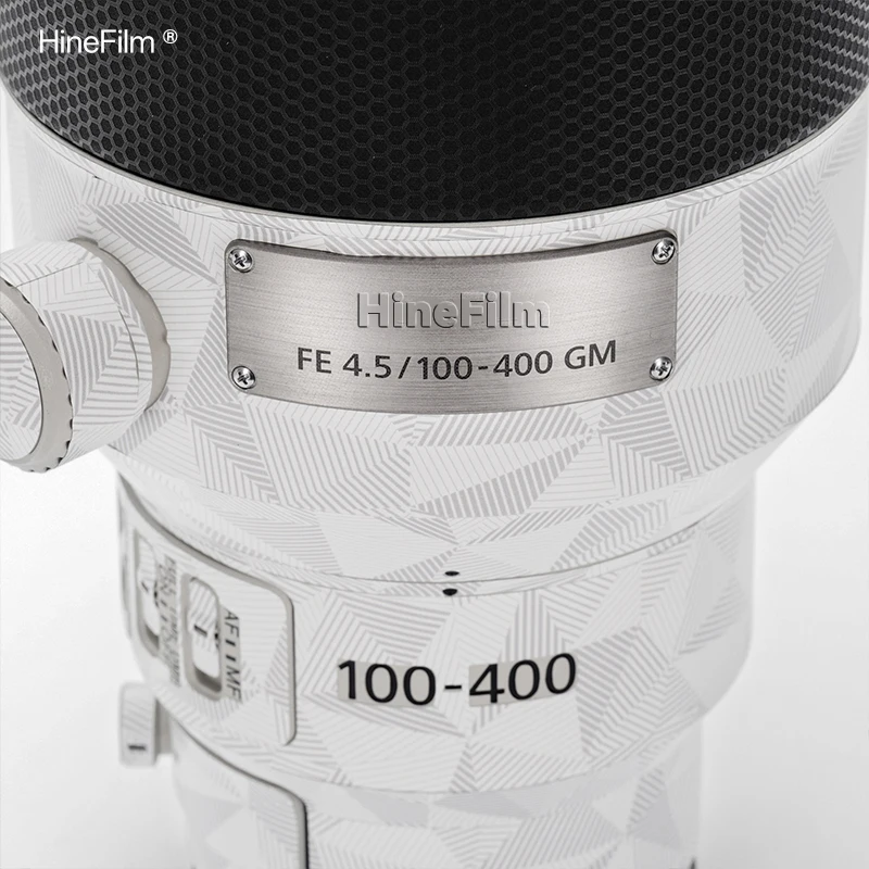 Hinefilm Skin für Sony FE100-400 F4.5 GM Objektiv-Aufkleber für Sony FE 100-400mm F4.5 GM OSS Objektiv-Aufkleberfolie 100 400 Objektiv – Detail 19