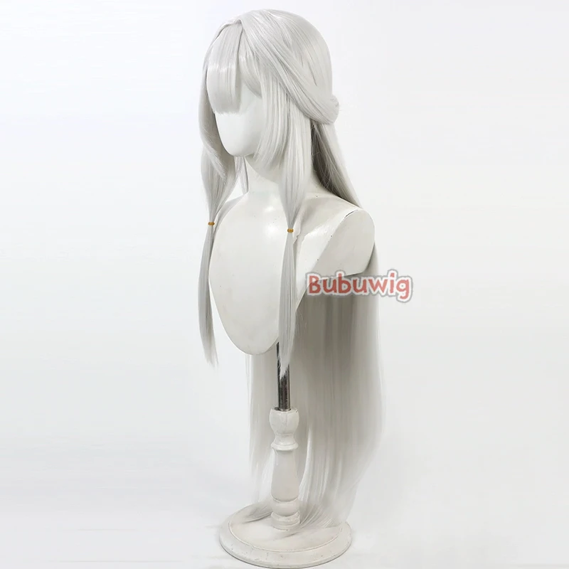 Bubuwig Kunsthaar Akeboshi Himari Cosplay Perücken Blau Archiv Akeboshi Himari 100 cm Lange Silber Weiß Cos Perücke Hitzebeständig