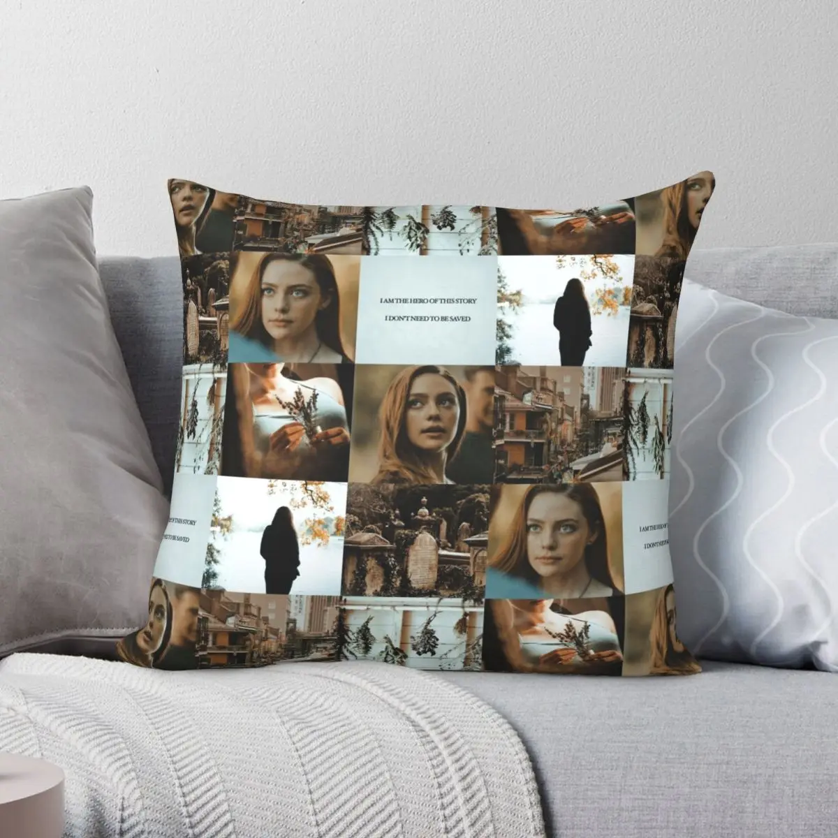 Hope Mikaelson Legacies Pillowcase Polyester Linen Velvet Creative Zip Decor Throw Pillow Case Bed Cushion Cover 18