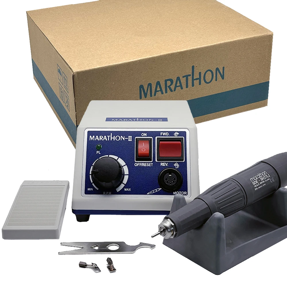 

Dental Lab Electric SMT Marathon Motor Micromotor Machine N3 + 35K RPM H37L1 Handpiece Lab Equipment 110V 220v