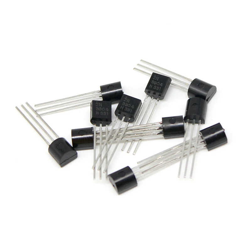 50Pcs 2N3904 Transistor, Silicon Npn Transistor To-92 Plastic Pakket, algemene Versterker 40V 0.2a Triode Transistor Set In Voorraad