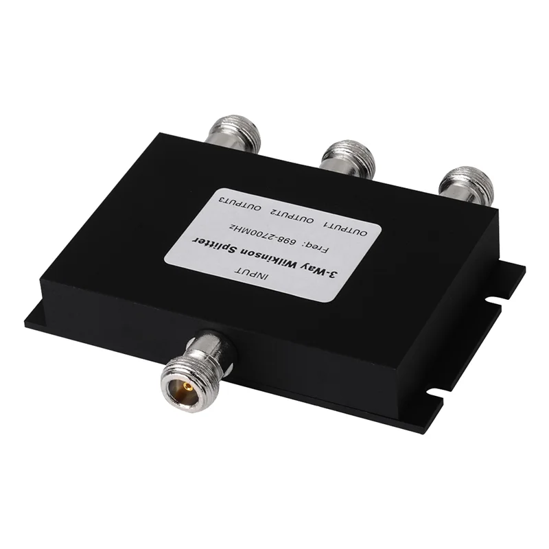 1 Stück 3-Wege Wilkinson Splitter Power Splitter Teiler Metall 698-2700 MHz Gsm 3G 4G WIFI Lte W-Cdma FDD Mobiler Signalverstärker