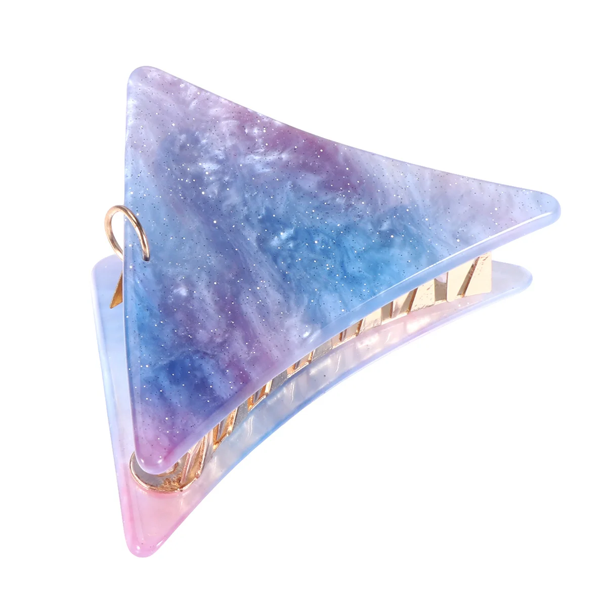 1pc artiglio di acido acetico clip a triangolo grande per le donne mollette per capelli con impugnatura antiscivolo a tenuta forte adatte a tutti i capelli