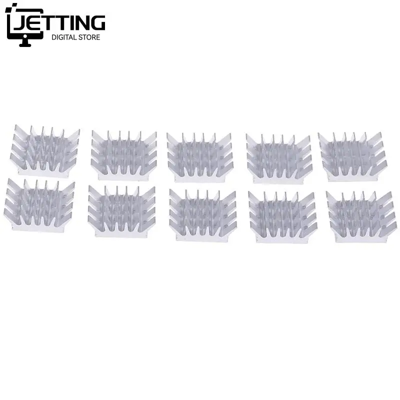 10pcs Aluminum Heatsink Radiator Computer Cooler Radiator Heat Sink For Motherboard DDR VGA RAM Memory IC Chipset Cooler