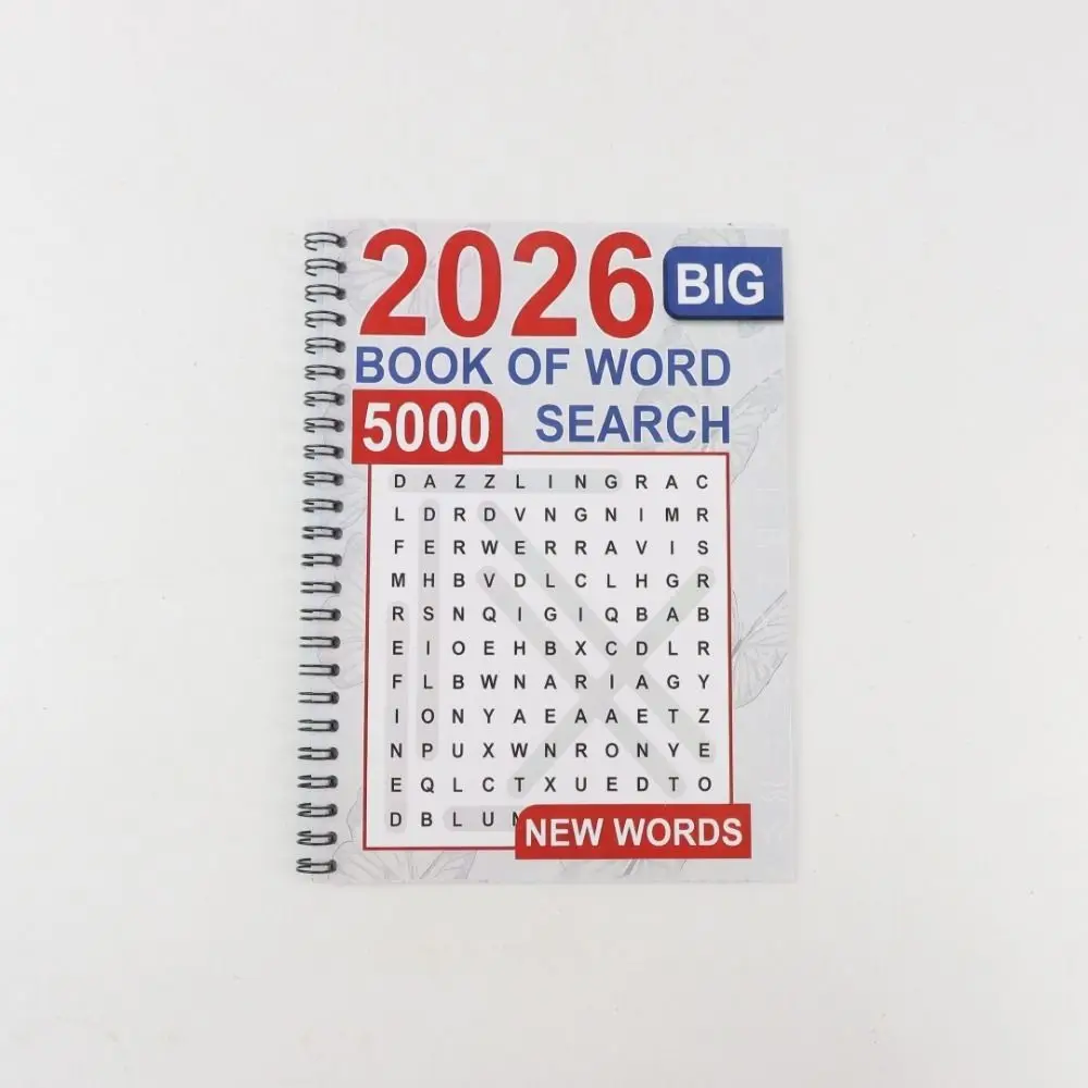 Mixed Words Big Book of Word Search Large Print Brain Games Word Search Puzzle Book Educational Stress Relief Spelling Book