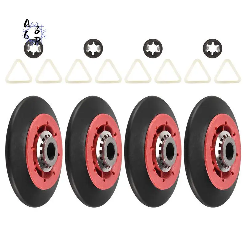 

A68P-4PCS 8536974 Dryer Drum Roller Fit For Whirlpool, Kenmore - Replaces 8536974, 8536973, W10314171, WPW10314173, PS11752609