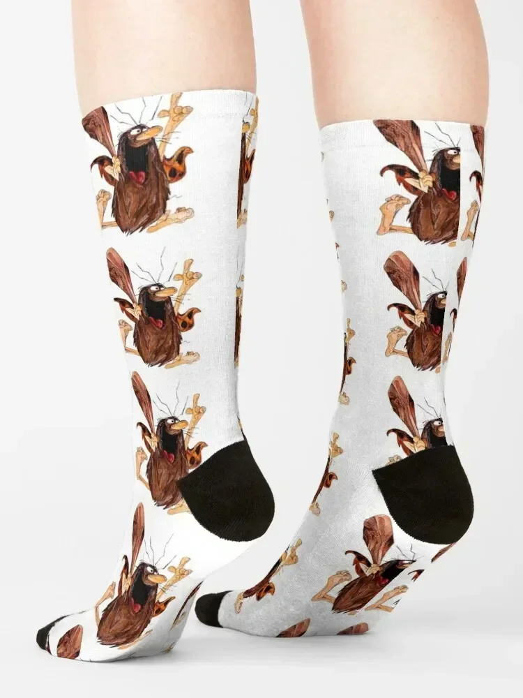 Caveman Captain Socks compression with print christmas gift Soccer Socks For Man Women's