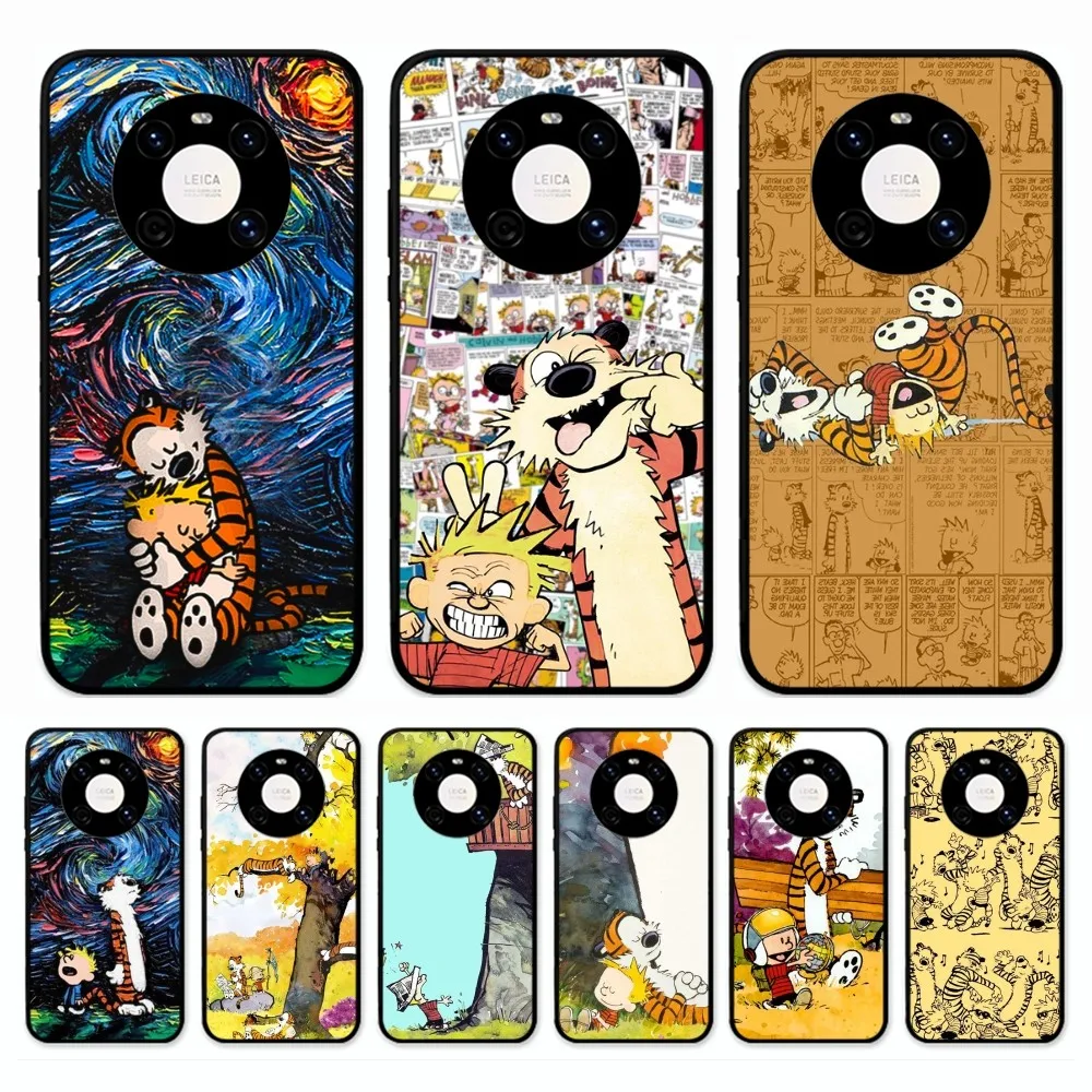 C-Calvin And H-Hobbes Phone Case For Huawei Mate 10 20 30 40 50 Lite Pro Nova 3 3i 5 6 SE 7 Pro 7SE