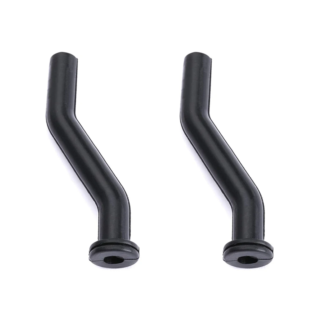 2pcs Black Rubber Vacuum Hose Replacement For 596163 593998 797408 Lawn Mower Vertical Engine Airflow Tube Parts Accessories