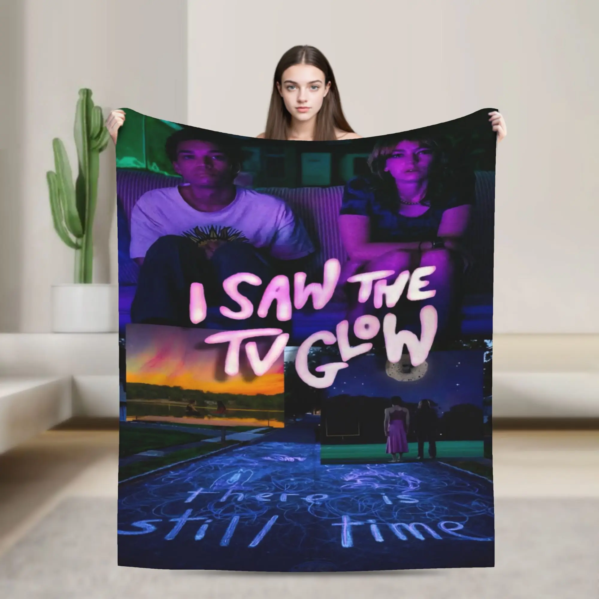 I Saw The TV Glow  Blanket Lightweight Thin Velvet Cute Gift  Throw Blankets Bedspread