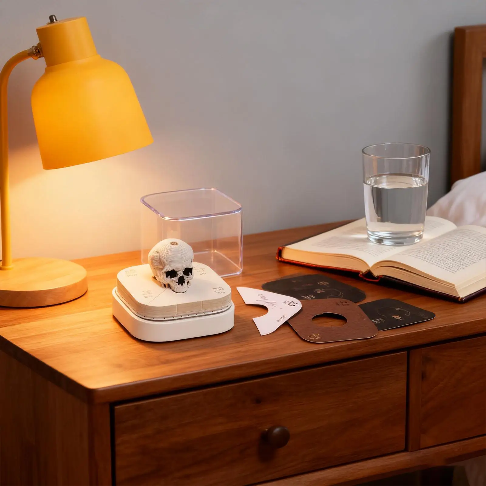 تقويم ثلاثي الأبعاد 2026 مكتب ثلاثي الأبعاد على شكل جمجمة تمزيق المفكرة ورقة النحت الفن التقويم للمساعدين التنفيذيين الكلية Freelancers #1