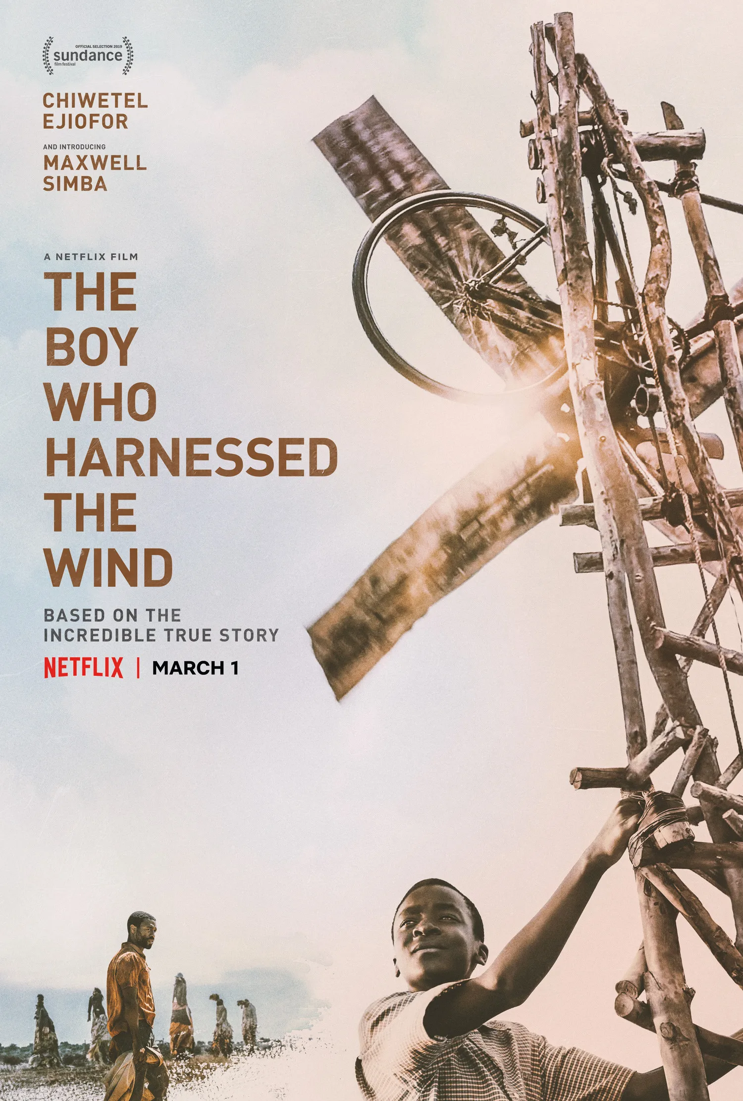 Movie The Boy Who Harnessed the Wind (2019)Art SILK POSTER Wall Art Home Decorative painting