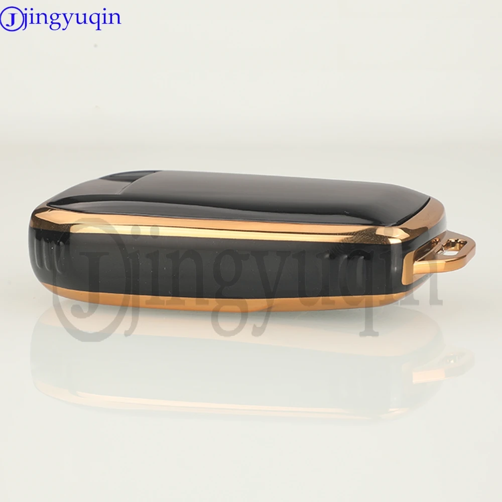 jingyuqin TPU Auto Remote Car Key Case Cover For Toyota CHR Hilux Fortuner Land Cruiser 200 Camry Corolla Crown RAV4 Highland