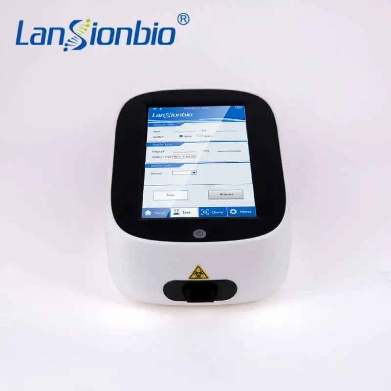 

Lansionbio Quantitative Blood Testing Analyzer Dry Fluorescence Immunoassay Medical Diagnostic Equipment LS-1100