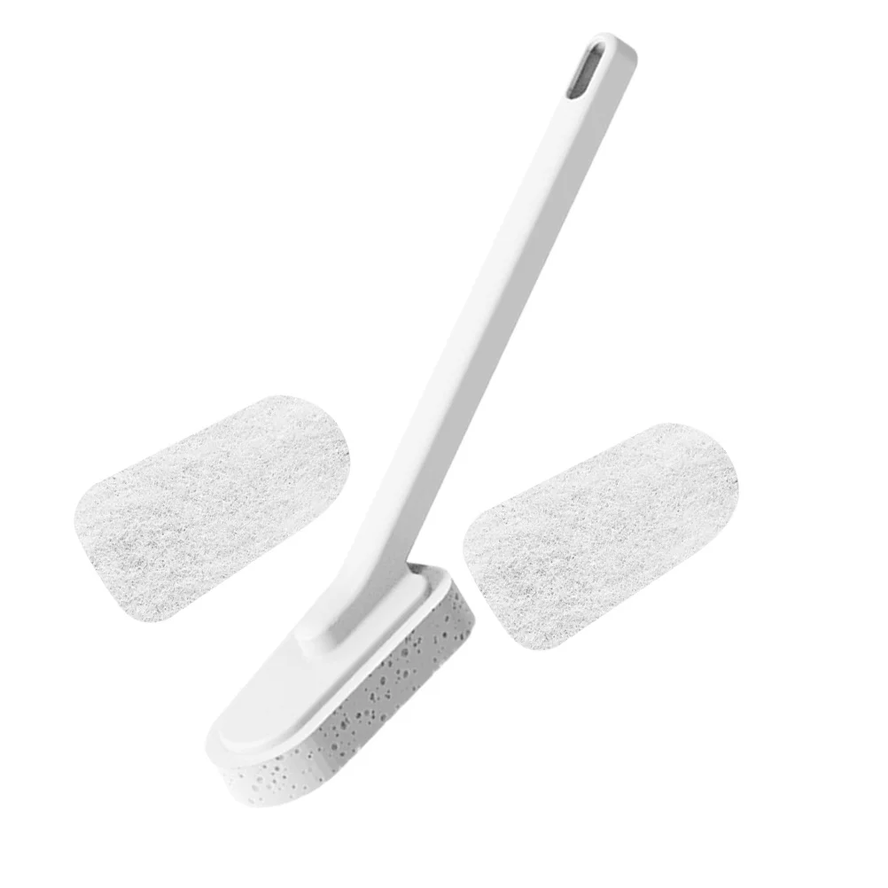 

1 Set Of Bathtub Cleaning Brush Scrub Brush For Bathroom Tile Glass Shower Floor Toilet Cleaner Household Utility Broom