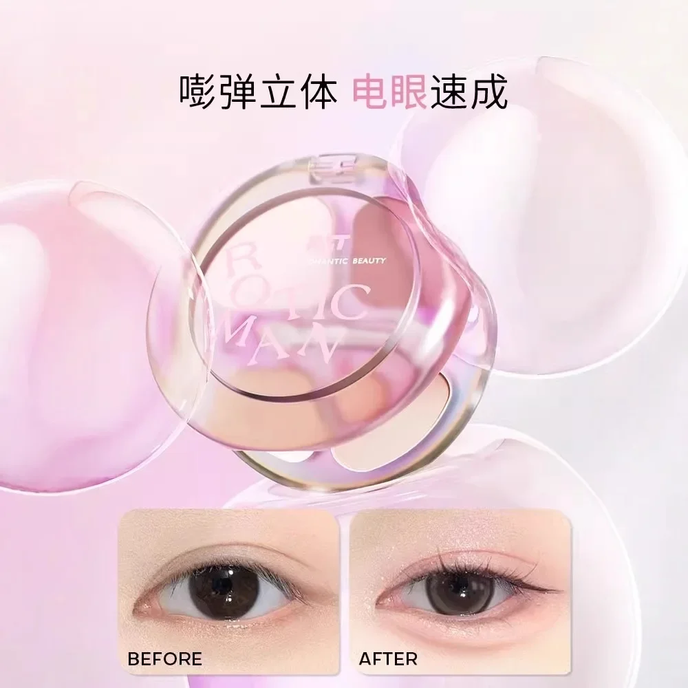 RMT 4Color Eyeshadow Palette Blush Eyeliner Eyeshadow Silkworm Highlight Brighten Contour Long-lasting Natural Makeup