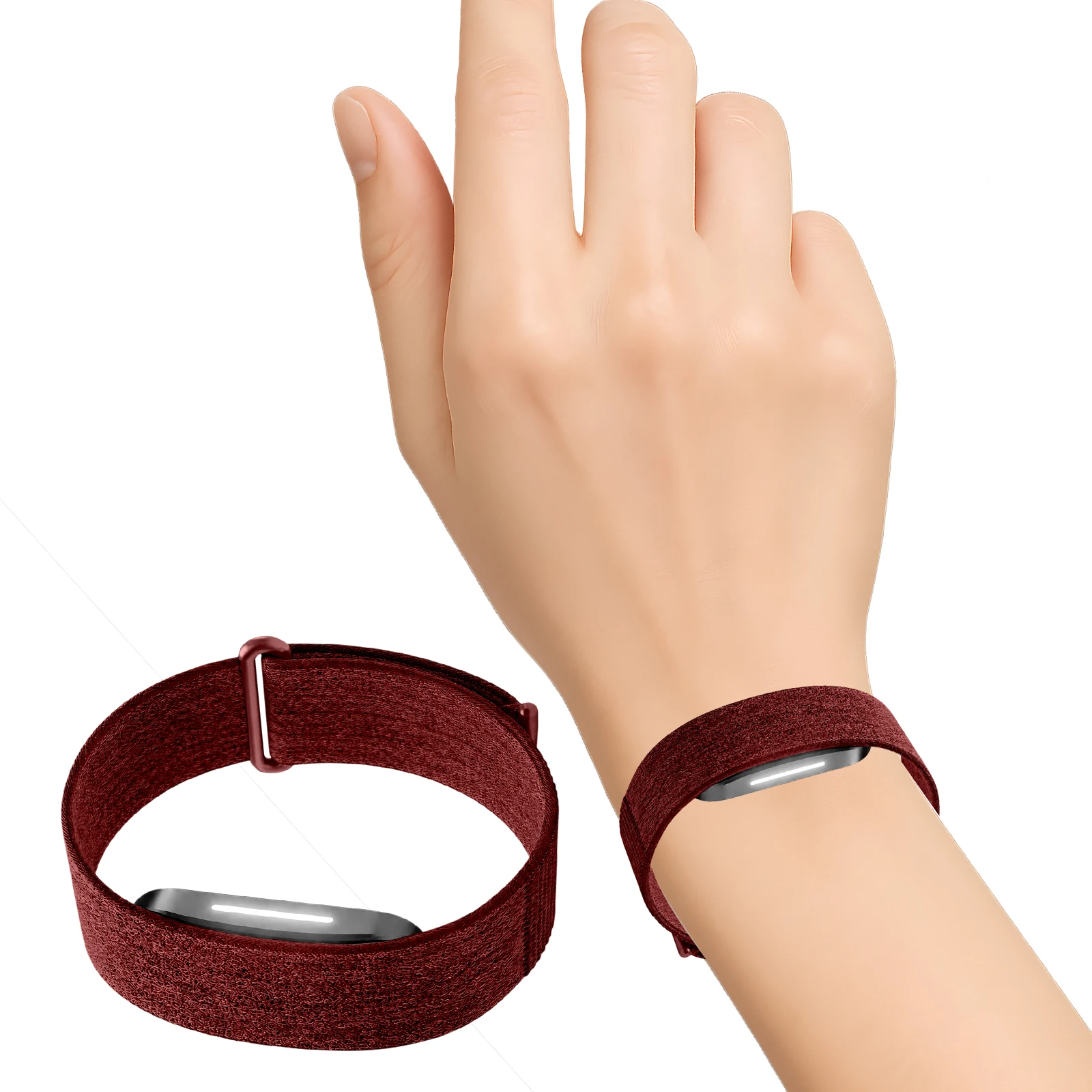 Multiple Color Woven Nylon Sport Band for Hume Band 2.0 Adjustable Slide Buckle Breathable Wristband