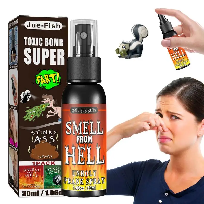 

Prank Fart Spray Hilarious Stinky Joke Toy Liquid Funny Stinky Fart Spray For Friend Gatherings April Fool's Day And Dinner