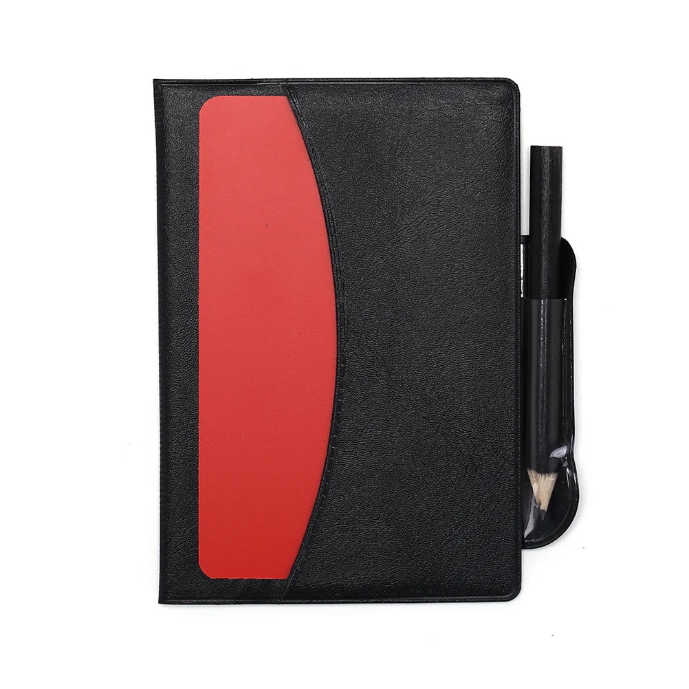 1 SET Football Referee Penalty Red Yellow Cards Judge Soccer Wallet Pencil Notebook Football Supplies