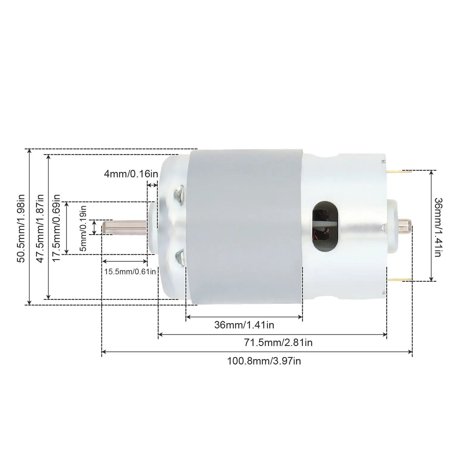 Perceuse électrique à moteur CC, couple élevé, moteur réglable pour outil électrique, micro machine avec double roulement à billes, 12V, 895 tr/min, 12000