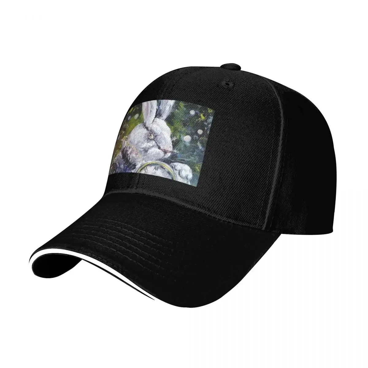 

White March Rabbit from Alice in Wonderland series Baseball Cap |-F-| Kids Hat Wild Ball Hat New Hat Girl Men's