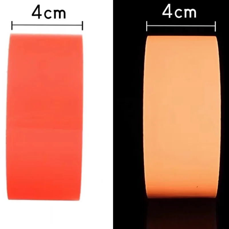 4 cm * 1 m PET-lichtgevende tape Glow in Dark Nachtzicht Fluorescerende tape voor thuis/kantoor/tuin Veiligheidswaarschuwing Decor DIY Craft Access