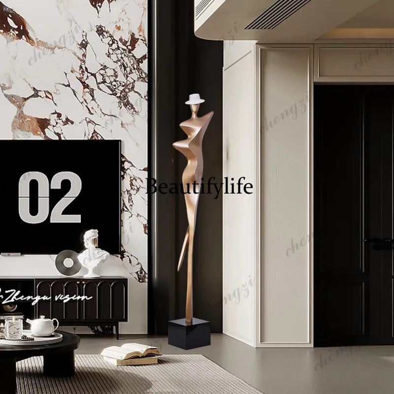 Large floor-to-ceiling, sculpture ornaments, corridors, aisles, porches, light luxury and high-end handicrafts