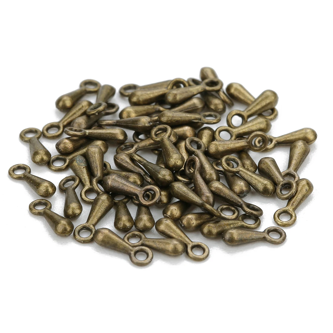 Louleur vergoldete Wassertropfen, Wassertropfen-Endperlen, Enden, verlängerte Verlängerungsketten, Schwänze, Verschluss für Halskette, Armband, Schmuck – Detail 6