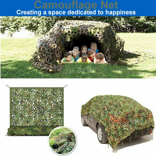 Camouflage Oxford fabric, hunting concealment net, military-style, suitable for camping and concealment