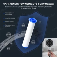 5-50Pcs Shower Head Replacement PP Cotton Filter Cartridge Hard Water Purification Bathroom Accessory Hand Hold Bath Sprayer 3