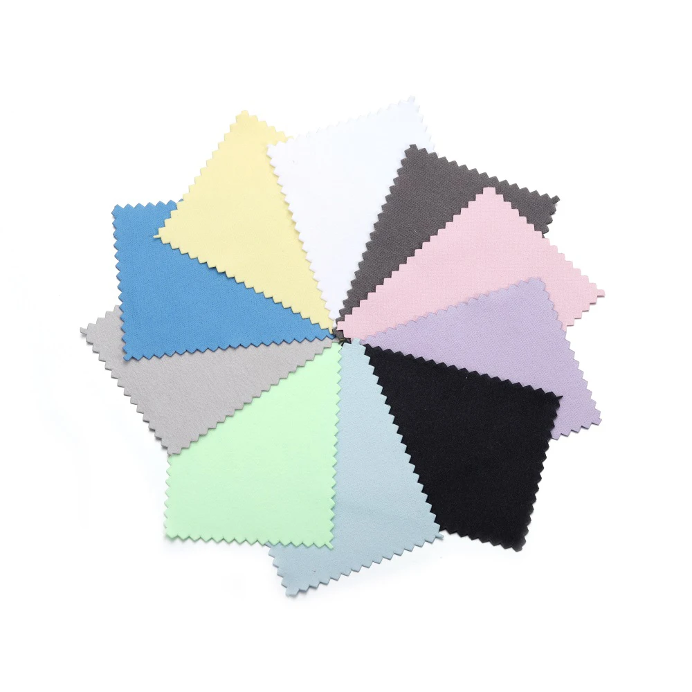 50pcs Polish Polishing Cloth Silver Color Cleaning Polishing Cloth Soft Clean Wipe Wiping Cloth For Silver Gold Jewelry Tool