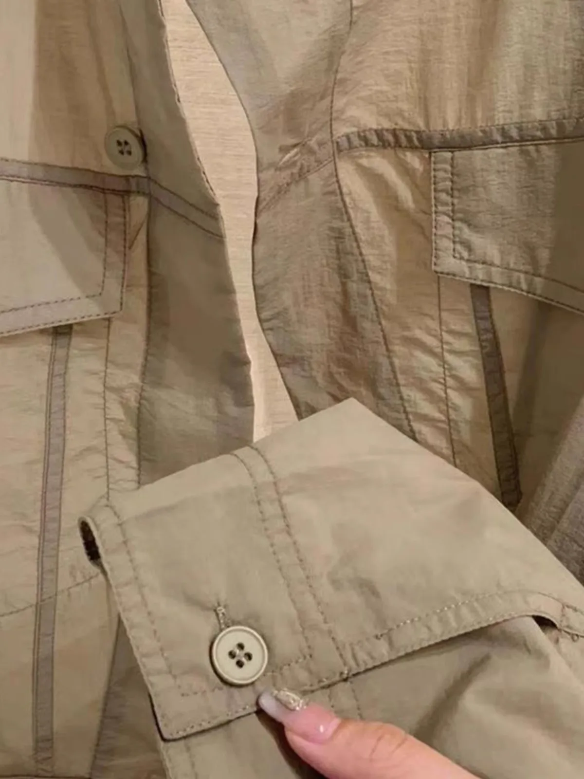 Vêtements de protection solaire légers, amples et respirants pour femmes, nouveau climatiseur d'été de petite taille Ele Long Sve...