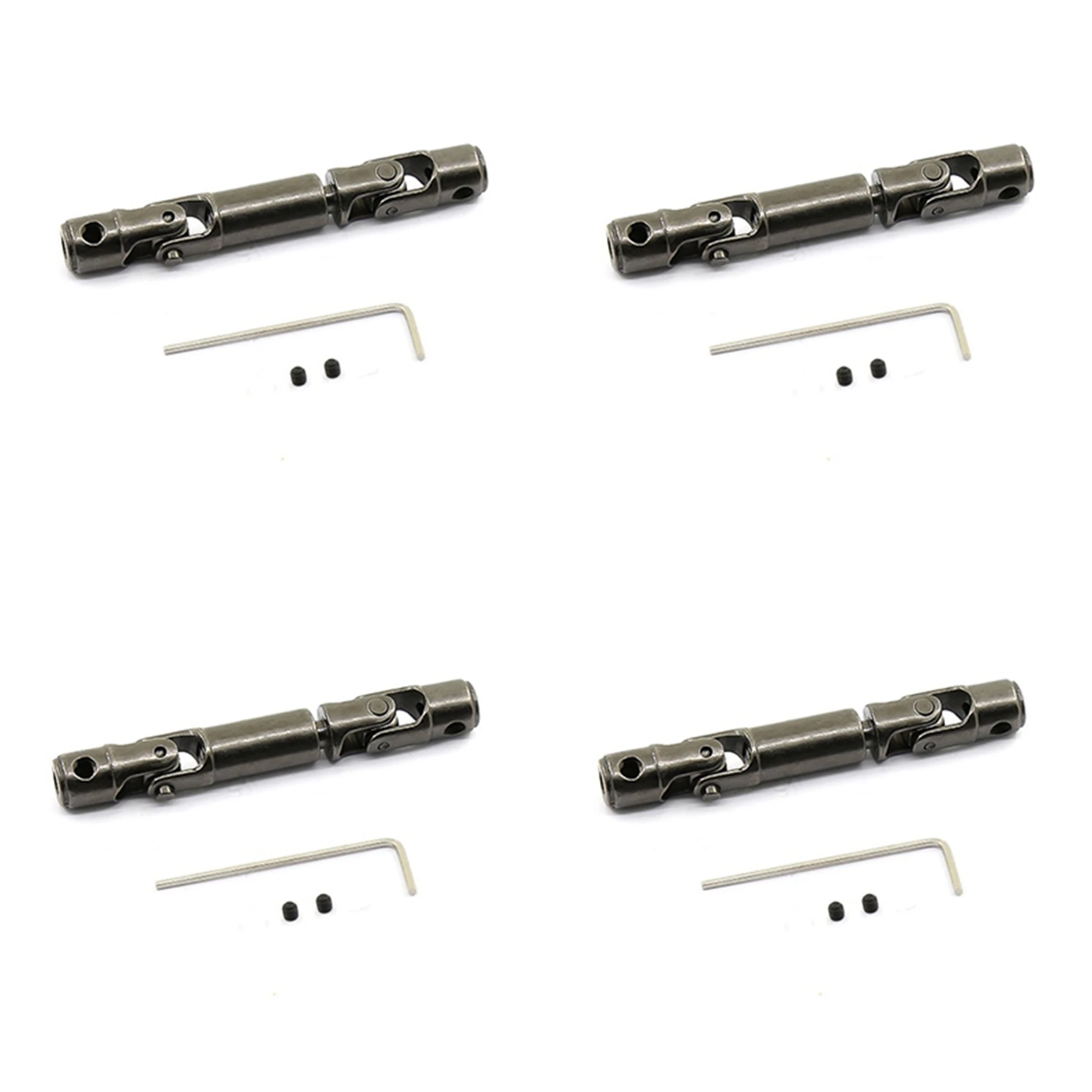 ABUM-4X Upgrade Metal CVD Drive Shaft For WPL D12 C14 C24 B14 B24 B16 B36 MN D90 MN99S Henglong RC Car Parts Accessories